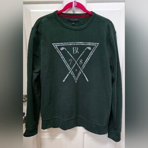 Banana Republic Dark Green Men's Fleece Sweater Size Large